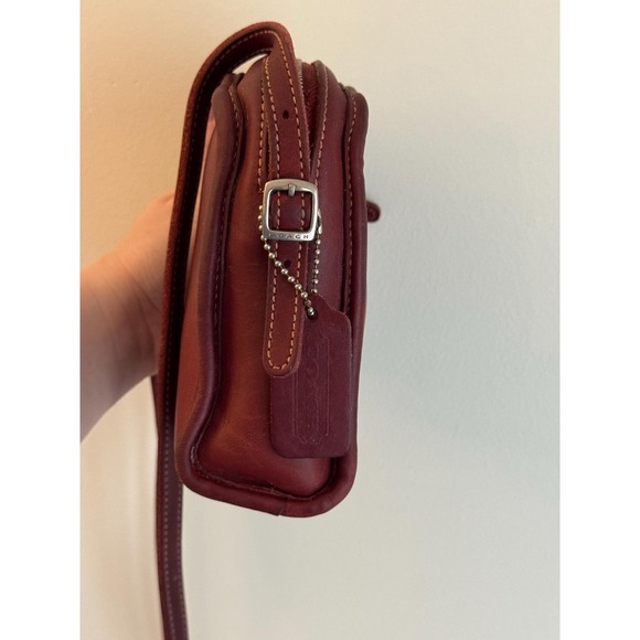 Vintage Burgundy Coach Bellini 9139 Shoulder Bag - Picture 7 of 11